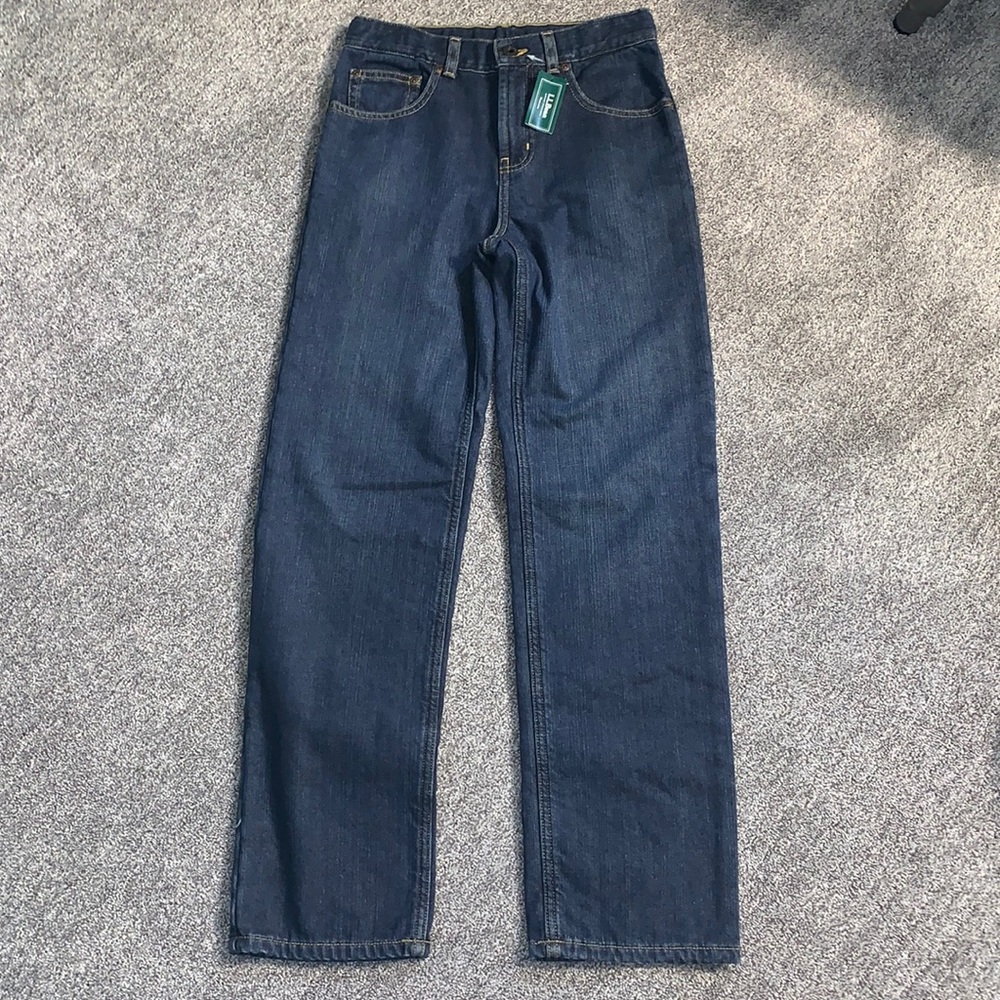 Brand New Boys L.L. Bean fleeced Jeans